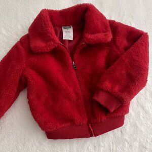 Red Faux Fur Jacket – Cozy & Statement Style – 4